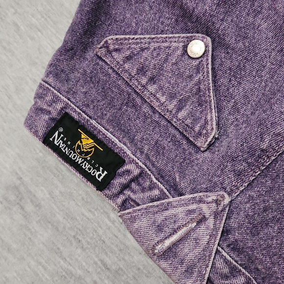 RARE!! Vintage Rockies Purple Western High Rise Straight Leg "Mom" Jeans - Picture 8 of 17